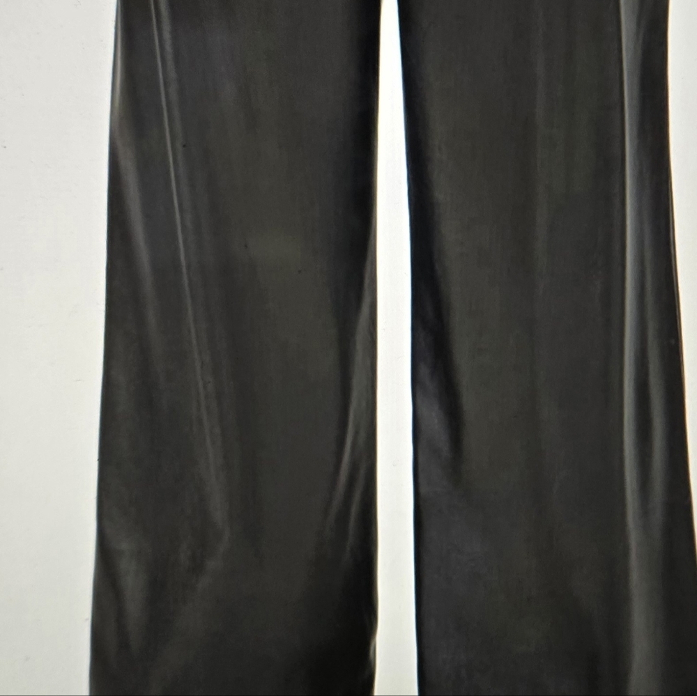 Faux Leather Wide Leg Pants Tall Girl Friendly